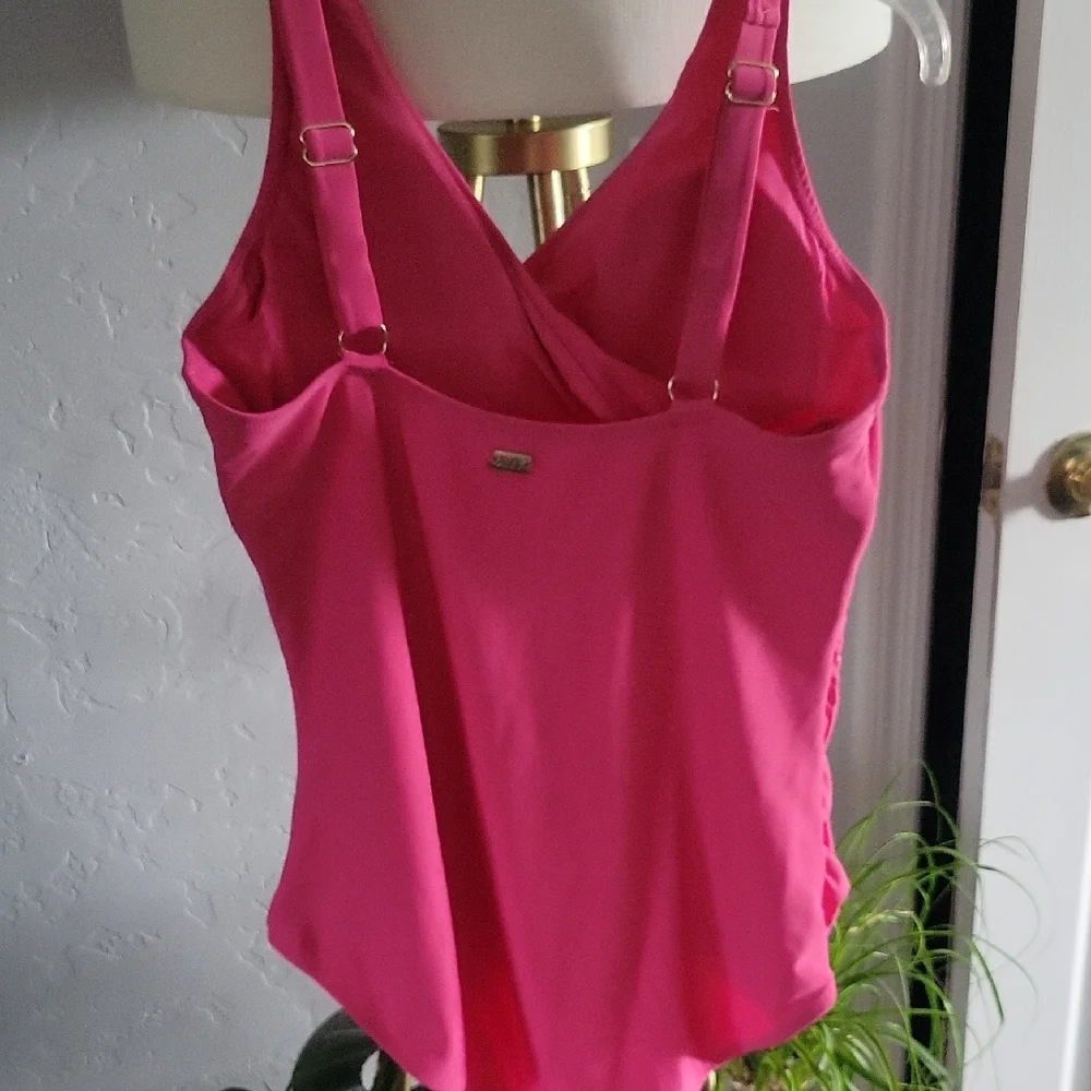JNY Pink One-Piece Swimsuit